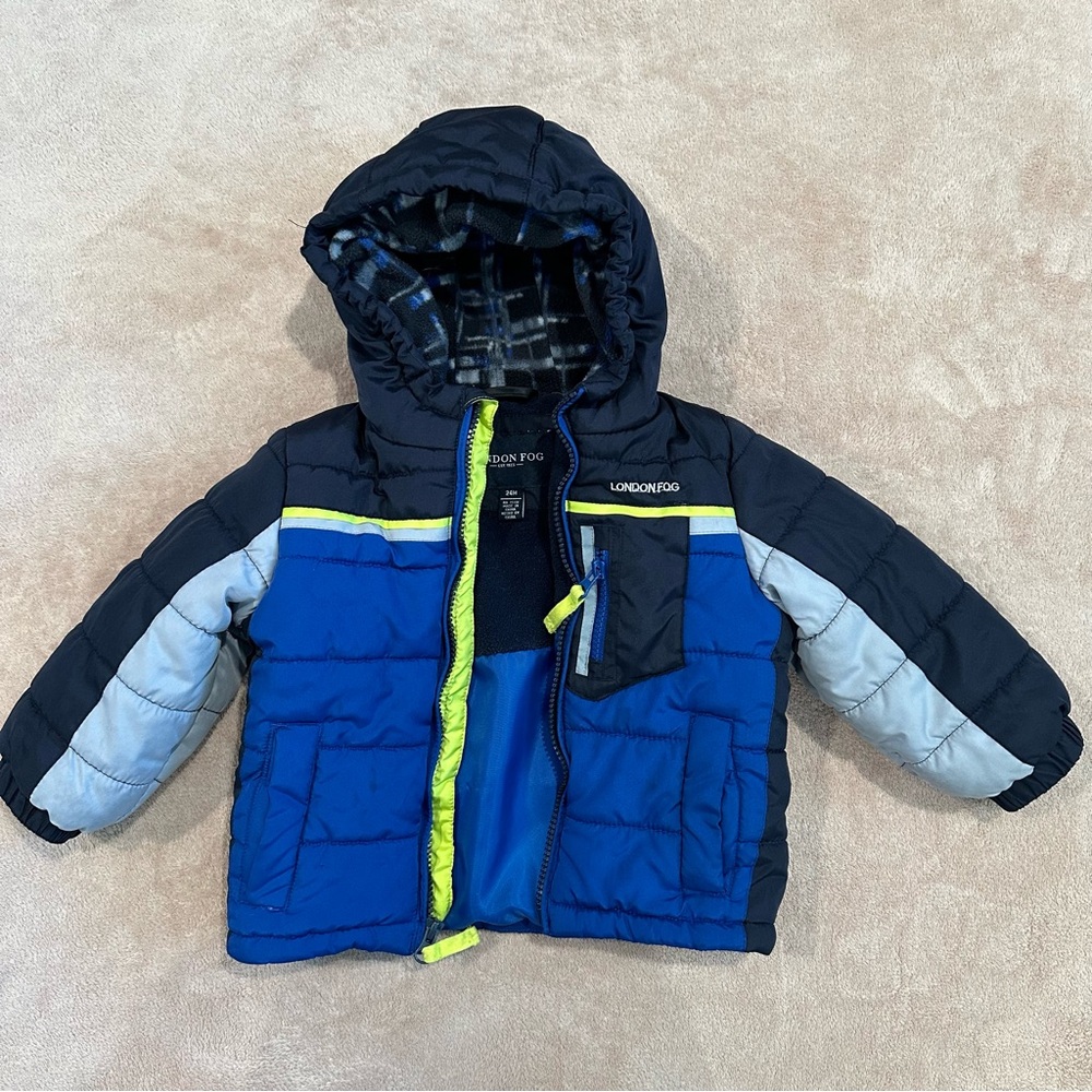 London Fog boys hooded winter coat